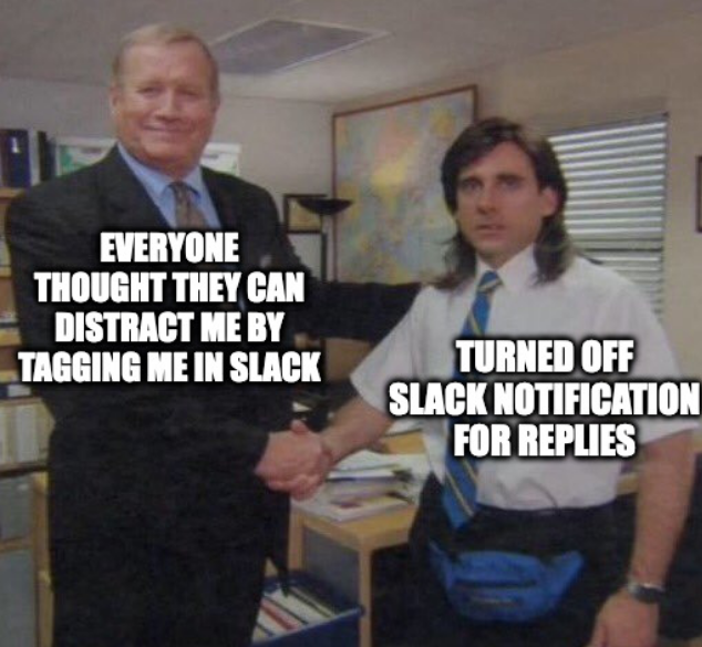 slack notification meme